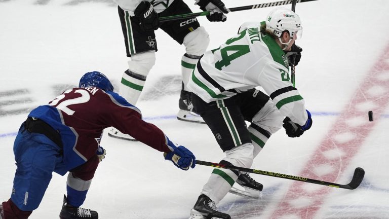 Stars center Roope Hintz out for Game 6 with upper-body injury; Avs without center Yakov Trenin